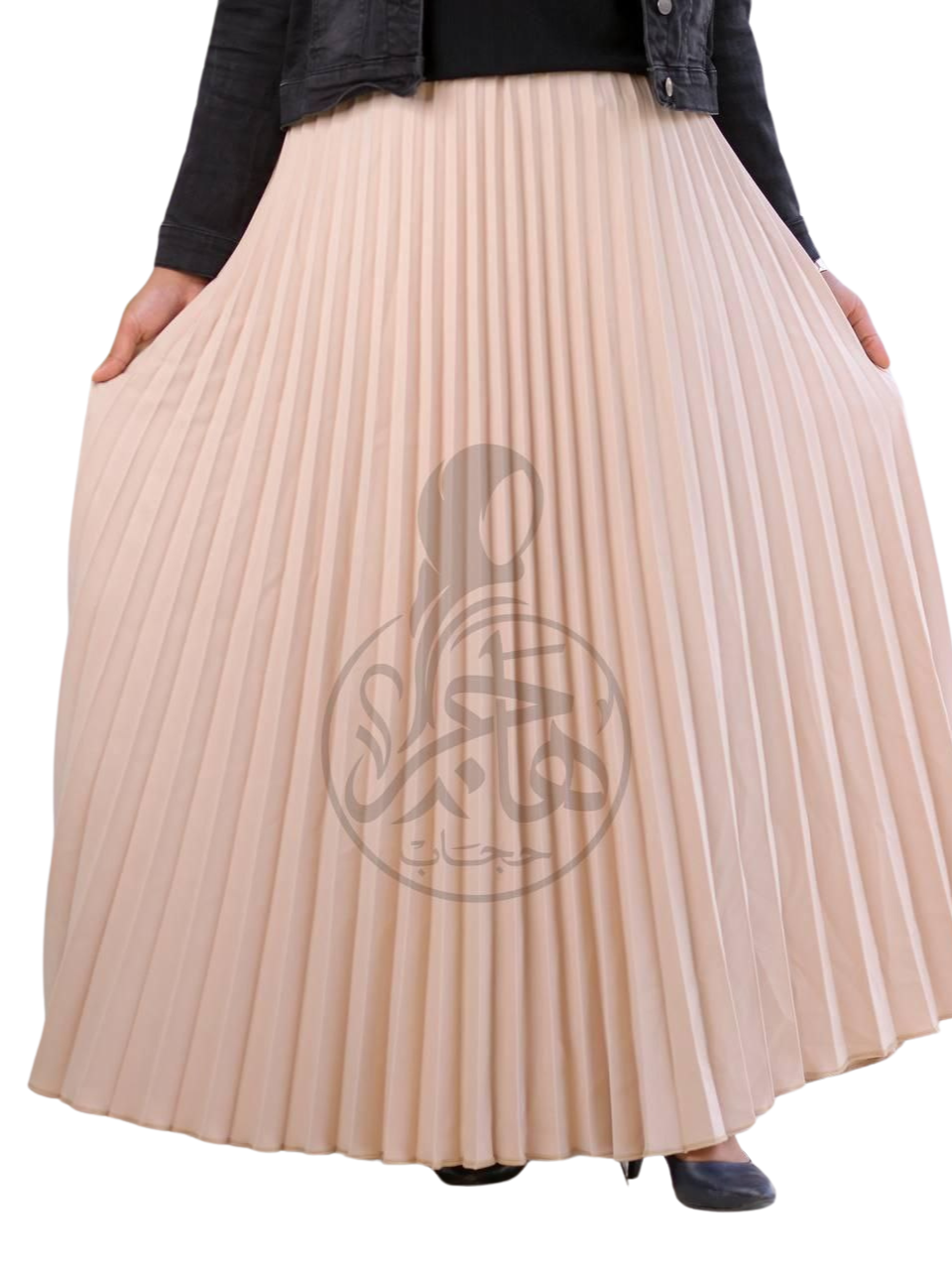 Beige Chic waves skirt