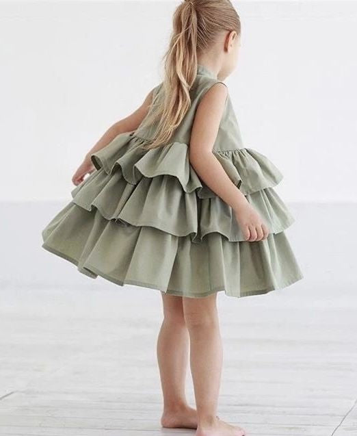 Grateful Ruffle Charm Dress