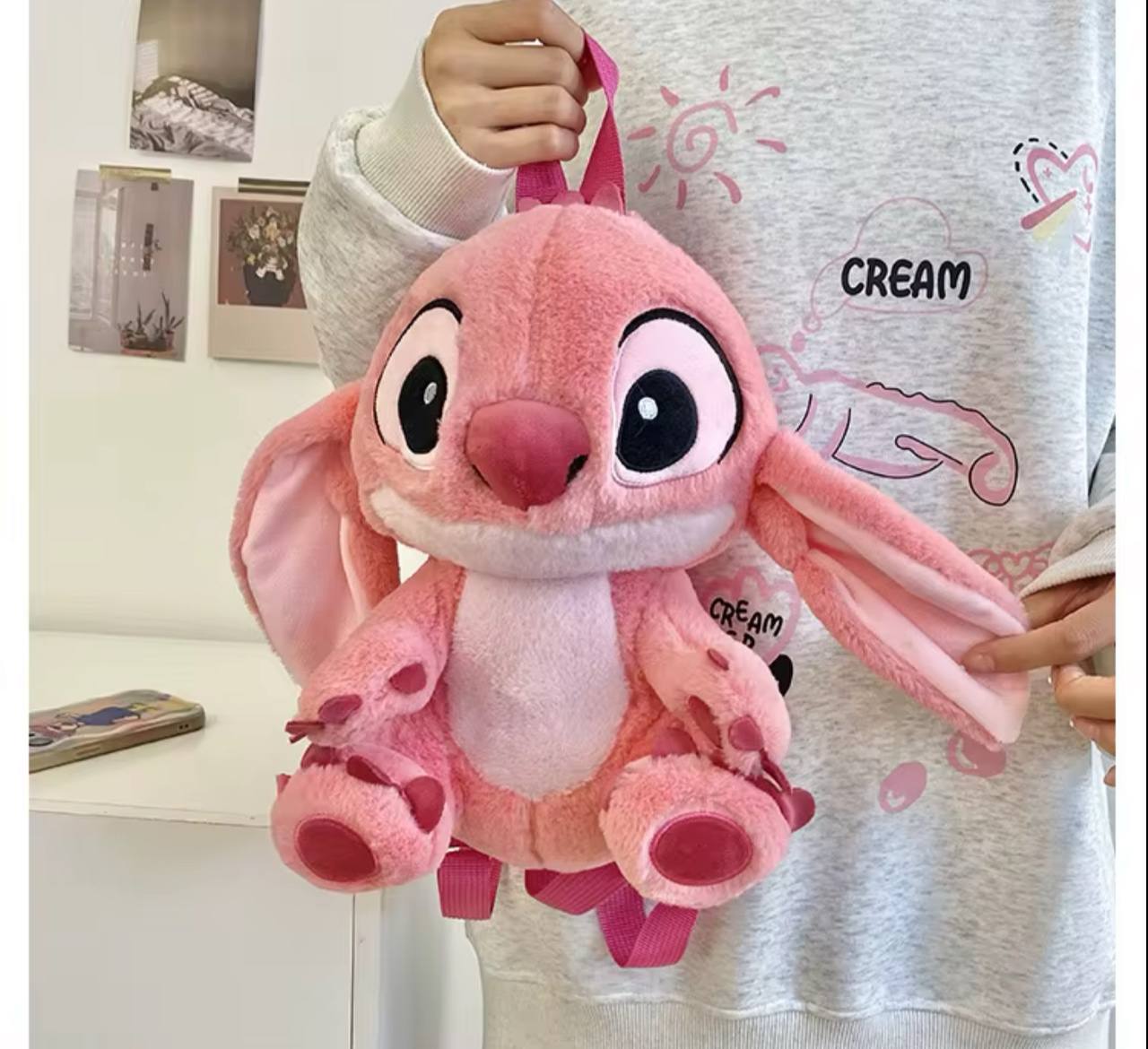 Pink Stitch Backpack