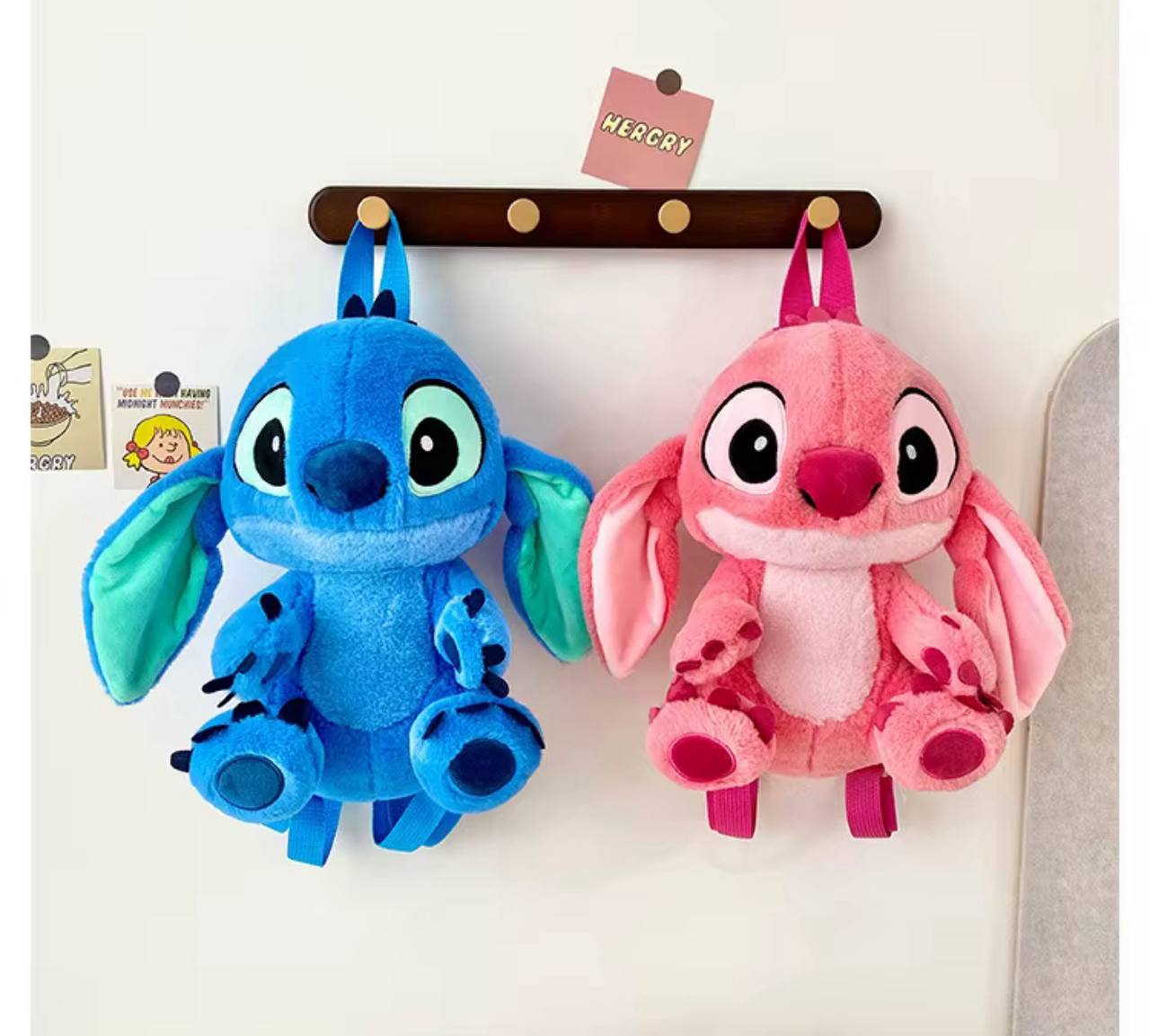 Pink Stitch Backpack