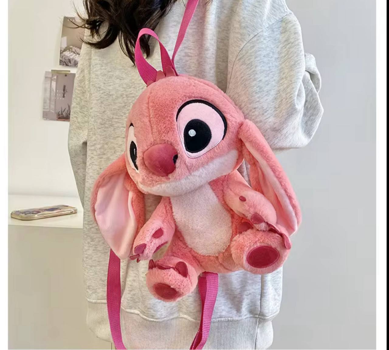 Pink Stitch Backpack