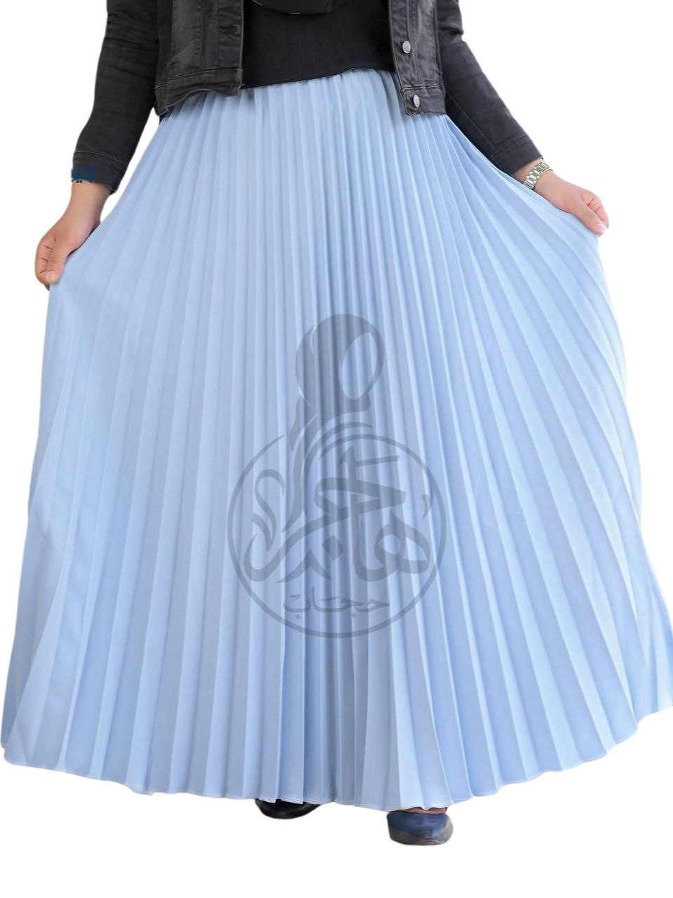 Baby Blue Chic waves skirt