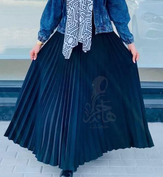 Blue Chic waves skirt